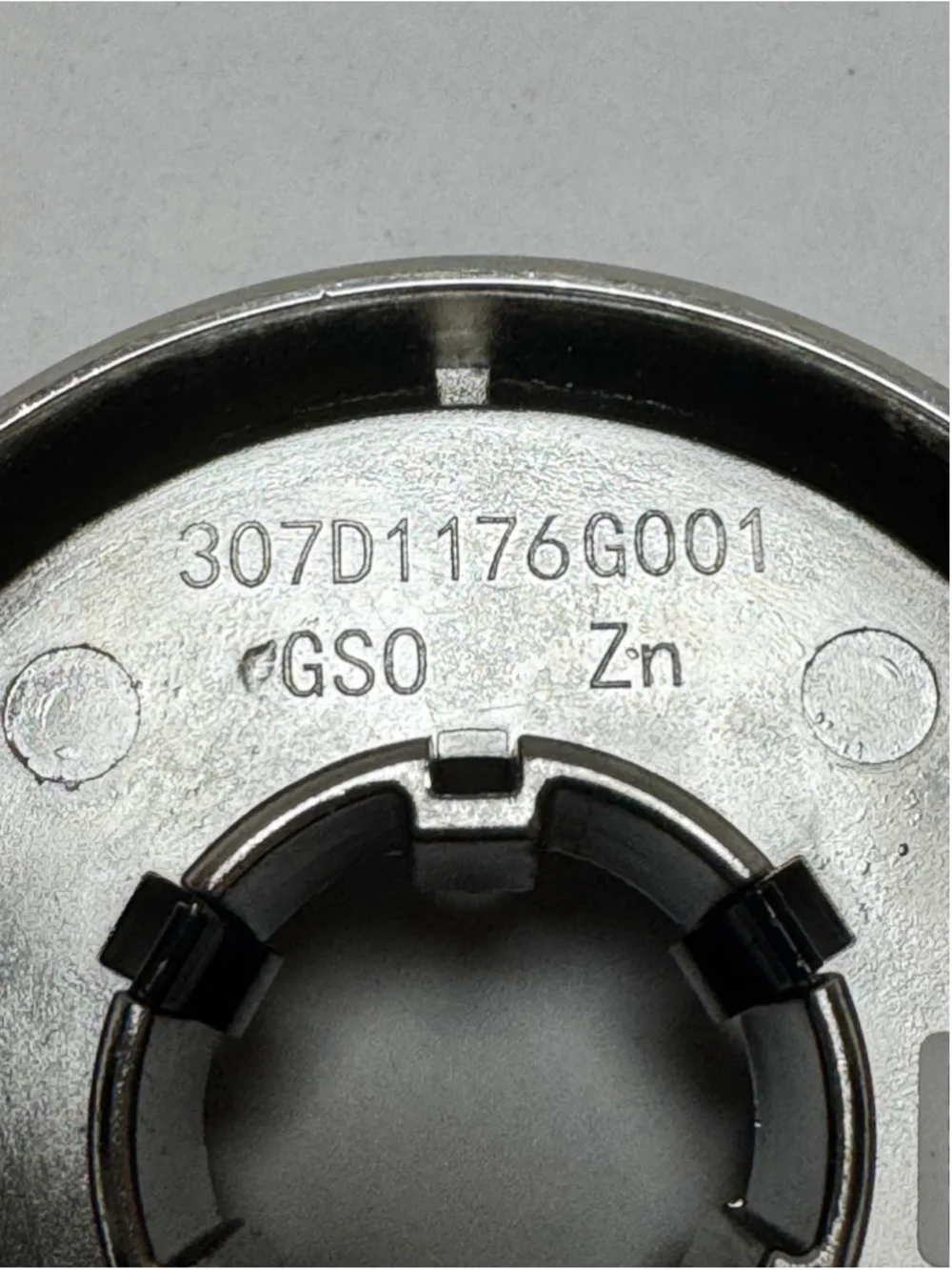 Genuine OEM GE Cafe Oven Range Knob Bezel- Stainless Steel - 307D1176G001